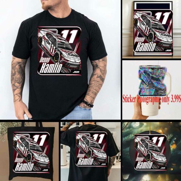 Denny Hamlin Joe Gibbs Racing Team Collection Sport Clips Car T Shirt
