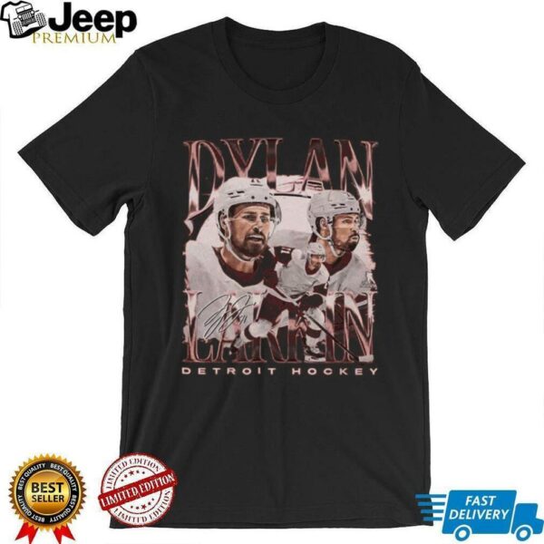 Detroit Dylan Larkin 71 Vintage Red T Shirt