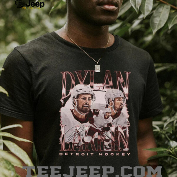 Detroit Dylan Larkin 71 Vintage Red T Shirt