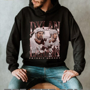 Detroit Dylan Larkin 71 Vintage Red T Shirt
