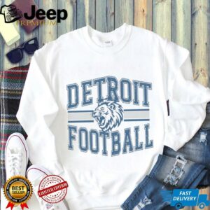 Detroit Football Comfort Colors Womens Game Day Graphic Shirt
