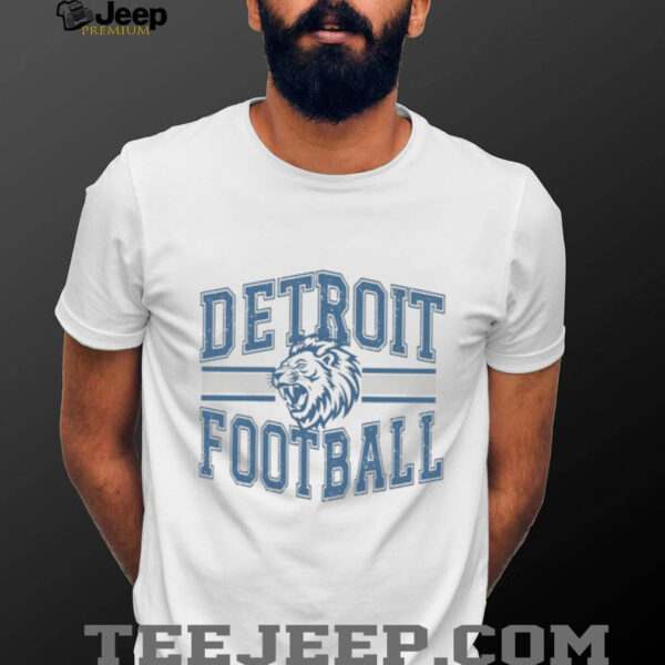 Detroit Football Comfort Colors Womens Game Day Graphic Shirt