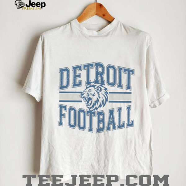 Detroit Football Comfort Colors Womens Game Day Graphic Shirt