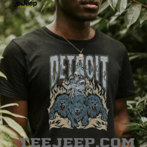 Detroit Football Skull Vintage Shirt