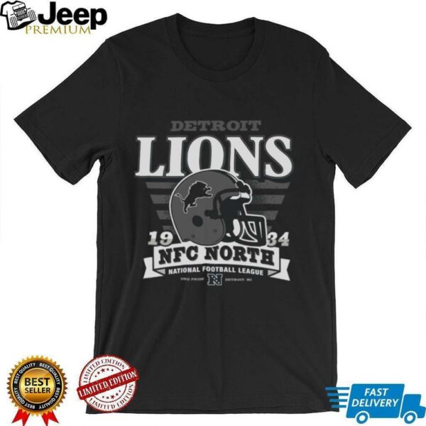 Detroit Lions Stripe Splash Franklin Throwback T Shirt