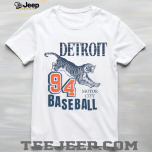 Detroit Tigers Motor City Baseball logo shirt