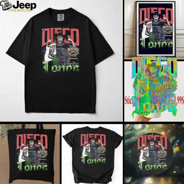 Diego Lopes Noche UFC signature graphic vintage shirt