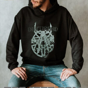 Disturbed Horned Logo Pigment Dyed T Shirt