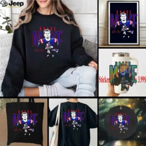 Drake Maye shadow player signature New England Patriots shirt