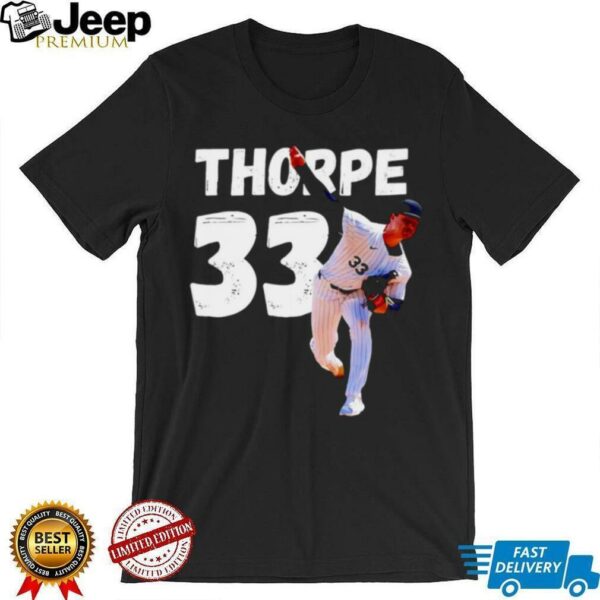Drew Thorpe No. 33 Chicago White Sox baseball shirt