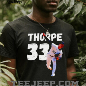 Drew Thorpe No. 33 Chicago White Sox baseball shirt
