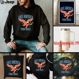 Eagle free America from Israel octopus arms shirt