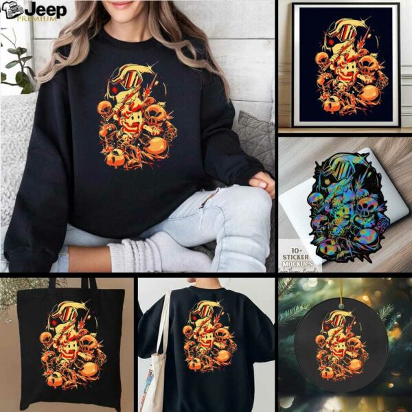 Earthbound Hero vs Dark Army cartoon shirt