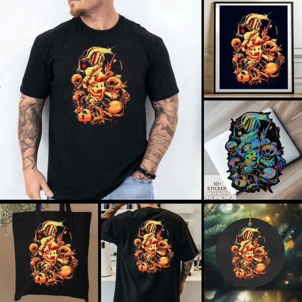 Earthbound Hero vs Dark Army cartoon shirt