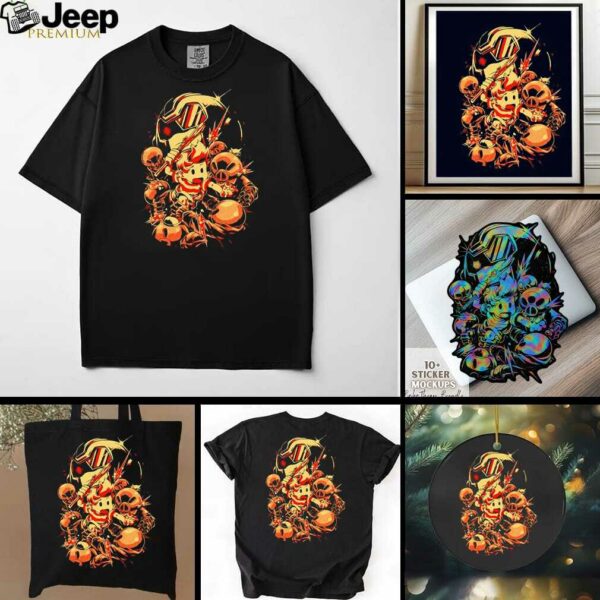 Earthbound Hero vs Dark Army cartoon shirt
