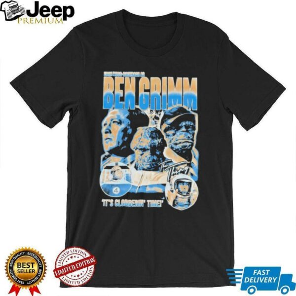 Ebon Moss Bachrach as Ben Grimm it’s clobberin time Fantastic Four shirt