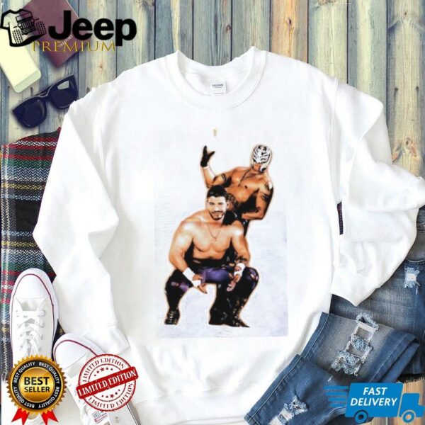 Eddie Guerrero and Rey Mysterio WWE graphic shirt