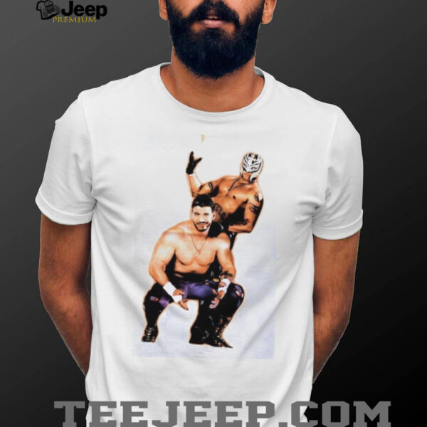 Eddie Guerrero and Rey Mysterio WWE graphic shirt
