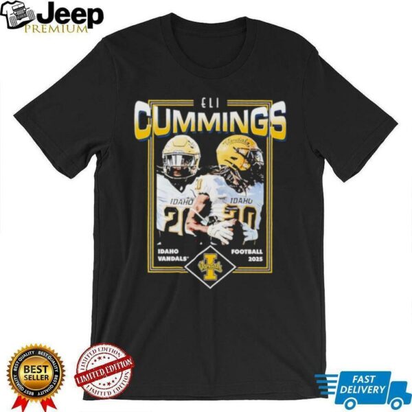 Eli Cummings portrait Idaho Vandals football 2025 shirt