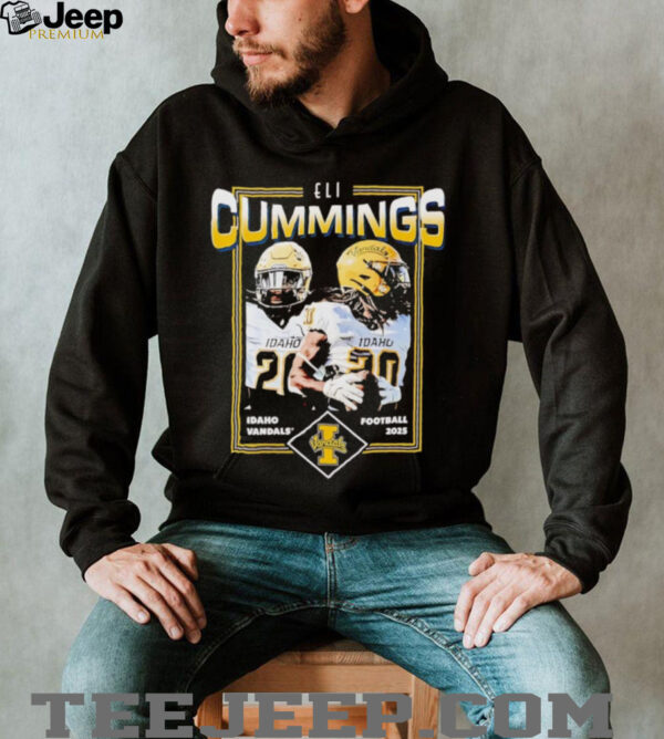 Eli Cummings portrait Idaho Vandals football 2025 shirt