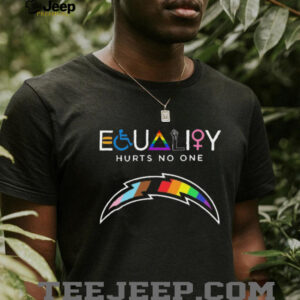 Equality Hurts No One Los Angeles Chargers Pride Shirt