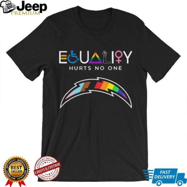 Equality Hurts No One Los Angeles Chargers Pride Shirt