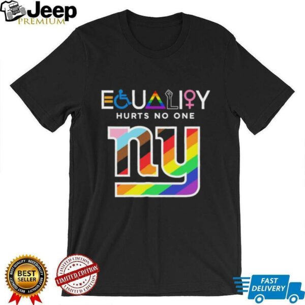 Equality Hurts No One New York Giants Pride Shirt