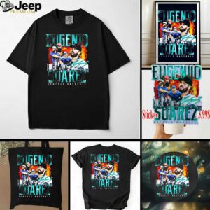 Eugenio Suarez triple player skyline Seattle Mariners shirt