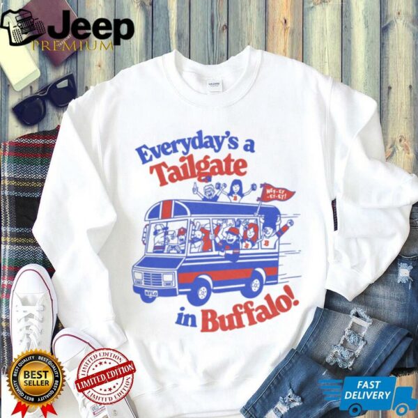 Everyday’s A Tailgate In Buffalo! Natural T Shirt