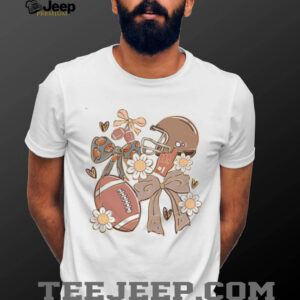 Football Coquette Game Day Football Shirt