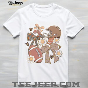 Football Coquette Game Day Football Shirt