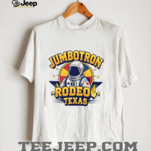 Funny Space Cowboy Jumbotron Rodeo Texas Astronaut Design shirt