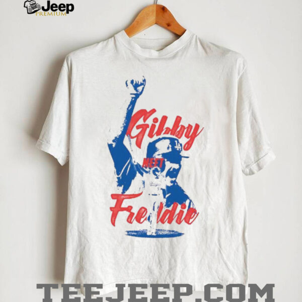 Gibby Meet Freddie Los Angeles Dodgers championship graphic shirt