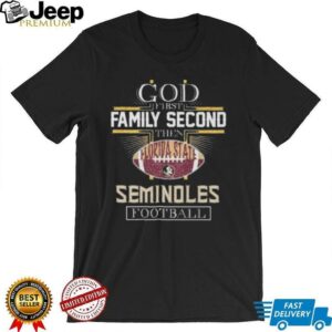 God First Second Florida State Seminoles Football shirt