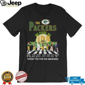 Green Bay Packers 105 Years Legends Abbey Road Thank You...
