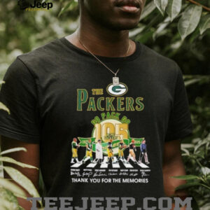 Green Bay Packers 105 Years Legends Abbey Road Thank You For The Memories shirt