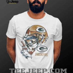 Green Bay Packers signature helmet shirt