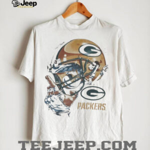 Green Bay Packers signature helmet shirt