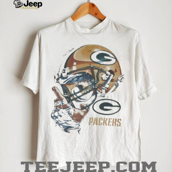 Green Bay Packers signature helmet shirt