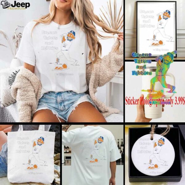 Greene taters and ribbies by Riley Greene shirt