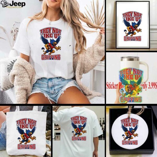 Griffins Mascot They Not Like Us School Spirit Game Day shirt