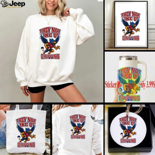 Griffins Mascot They Not Like Us School Spirit Game Day shirt