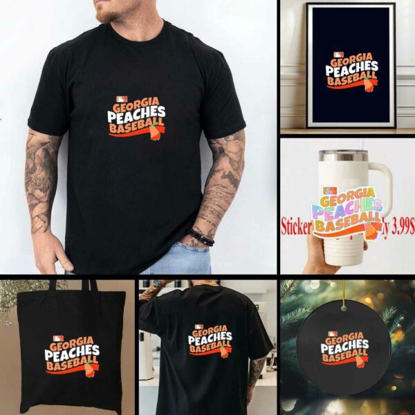 Gwinnett Stripers Bimm Ridder Peaches GoGo shirt