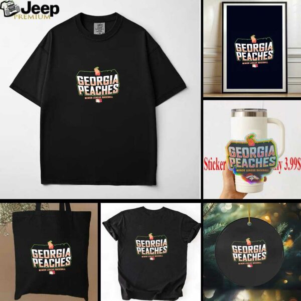 Gwinnett Stripers georgia peaches MiLB shirt