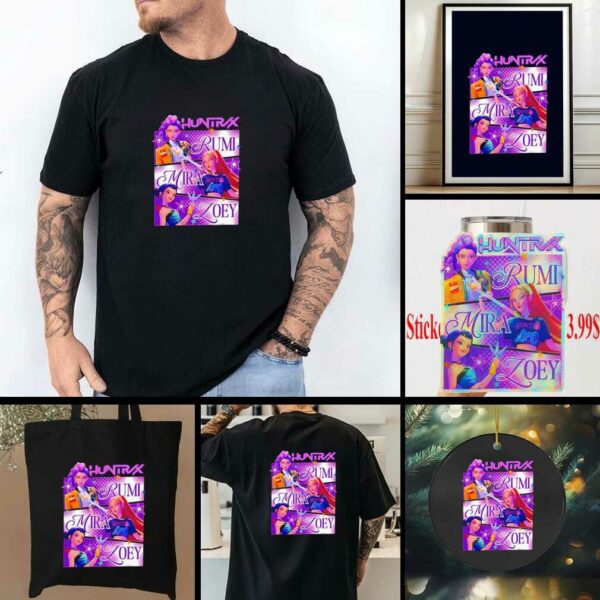 HUNTR X Rumi Mira x Zoey shirt