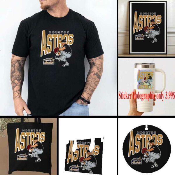 Houston Astros The Closer player caricature shirt