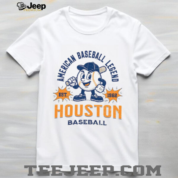 Houston Baseball Legend Tee or American Baseball Legend Est. 1962 Houston Shirt