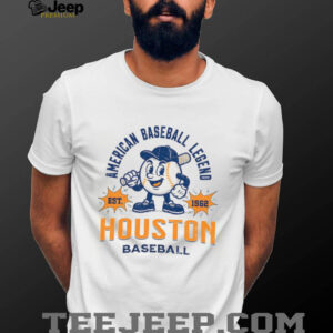 Houston Baseball Legend Tee or American Baseball Legend Est. 1962 Houston Shirt