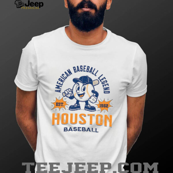 Houston Baseball Legend Tee or American Baseball Legend Est. 1962 Houston Shirt