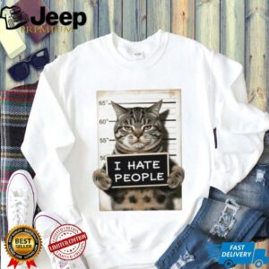 I Hate People Cat shirt